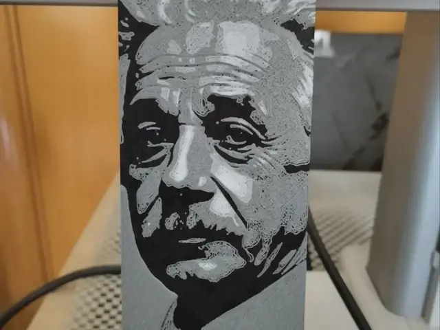 HueForge model: Bookmark Albert Einstein by FYTY112