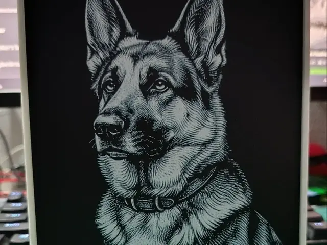 German Shepherd HueForge