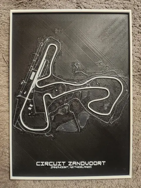 HueForge model: Zandvoort Circuit F1 - HueForge by keko