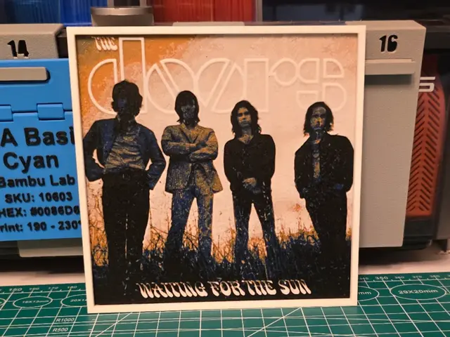 HueForge model: The Doors "Waiting for the Sun" Album - Hueforge by Lumpy3D