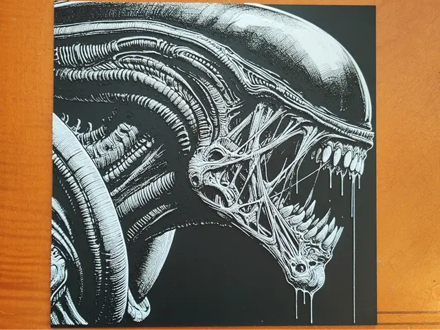 HueForge model: Alien Xenomorph - Hueforge by Sarge