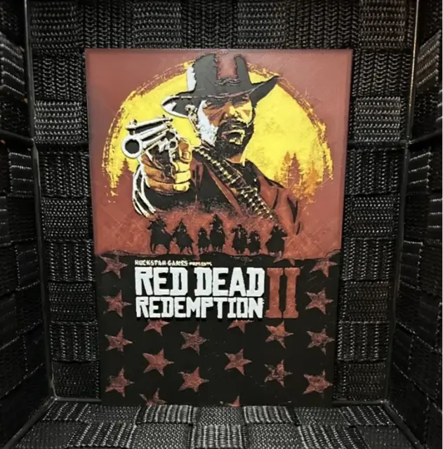 HueForge model: Hueforge Game Poster - Red Dead Redemption 2 - by JoDau