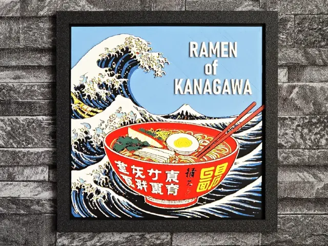 HueForge model: Hueforge RAMEN of KANAGAWA by StefBull85