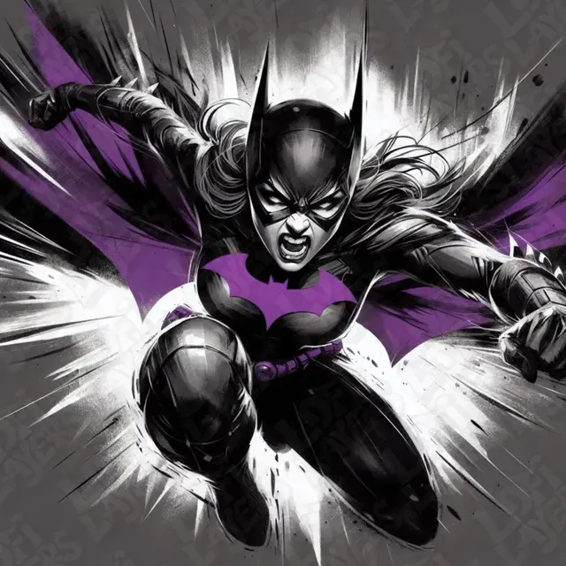 HueForge model: Batgirl Hueforge by LoFi Layers