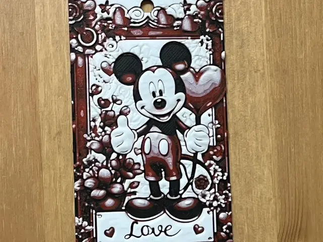 HueForge model: mickey mouse bag tag by Morganja