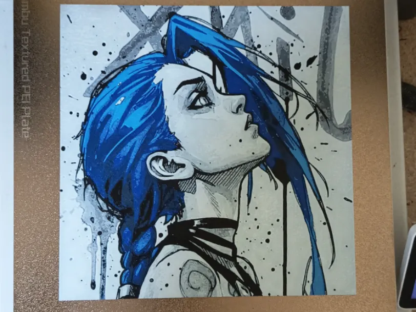 League of Legends Jinx Hueforge by 3DNesy HueForge model: League of Legends Jinx Hueforge by 3DNesy