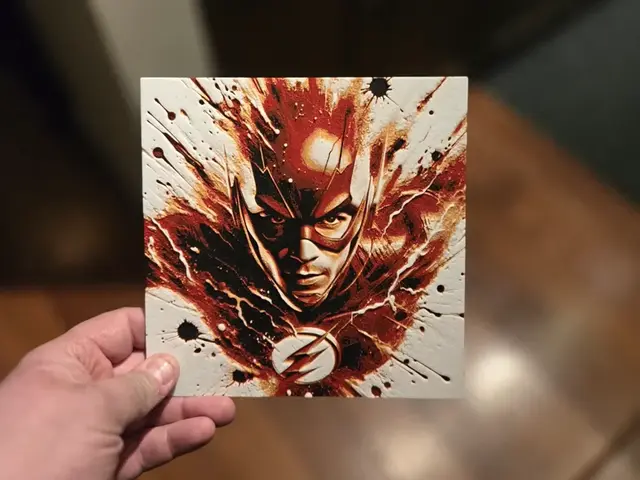 HueForge model: Graffiti The Flash Hueforge by 3Ree Printing