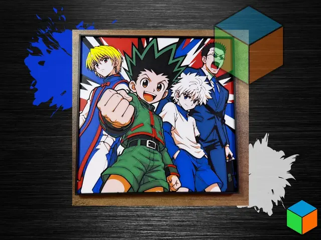 HueForge model: Hunter x Hunter - Gon, Killua, Kurapika & Leorio by 3D Prints By Vic