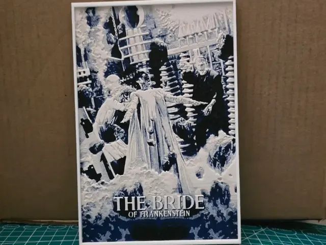 HueForge model: Bride of Frankenstein Movie Poster - Hueforge Art by Lumpy3D