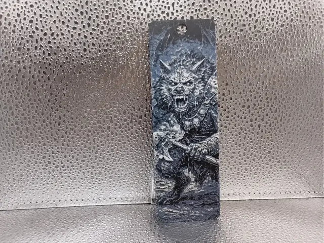 HueForge model: Gnoll Bookmark – Hueforge by Borishotch Industries
