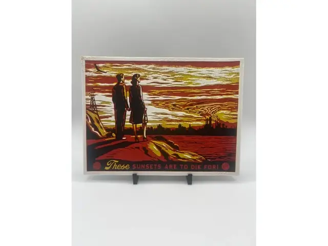 HueForge model: Shepard Fairey-inspired These Sunsets HueForge by Thadius