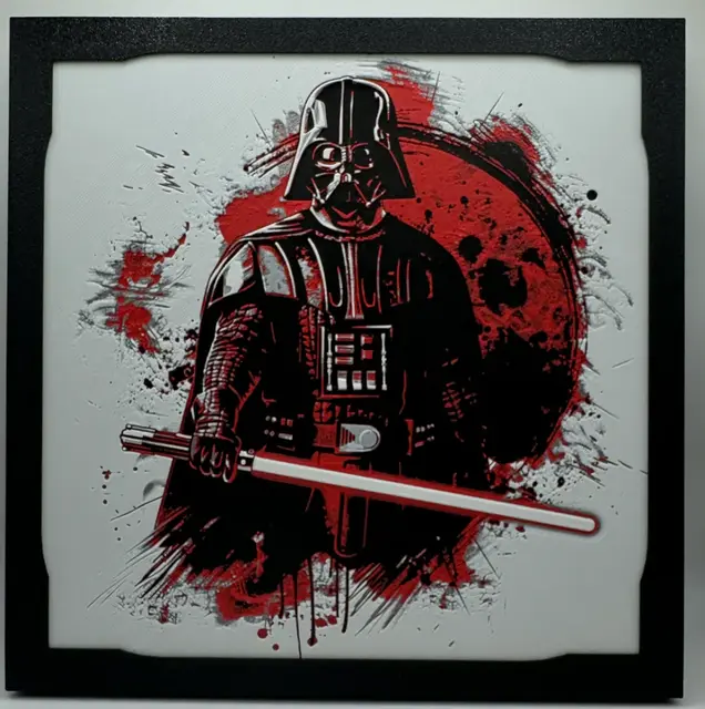 HueForge model: Darth Vader - Star Wars Hueforge by Canadian Gamer