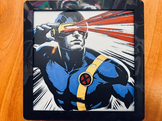 HueForge model: Cyclops from X-Men by JustBe 3D Printing