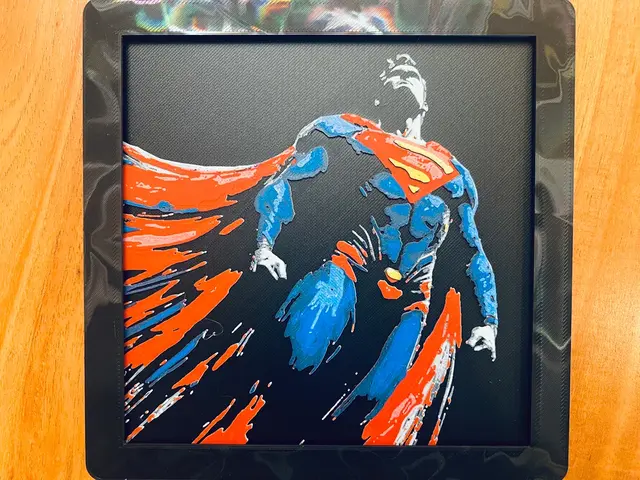 HueForge model: Superman 6 Color by JustBe 3D Printing