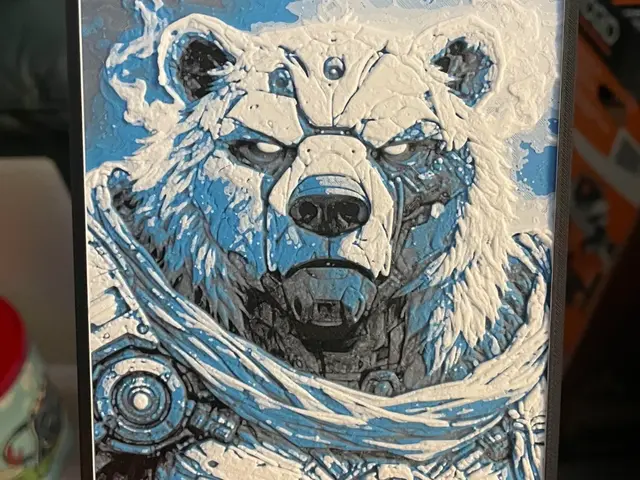 HueForge model: Cyborg Bear Hueforge by Advancedtechworldwide