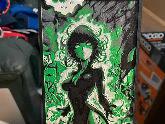 HueForge model: Tatsumaki Hueforge by Advancedtechworldwide