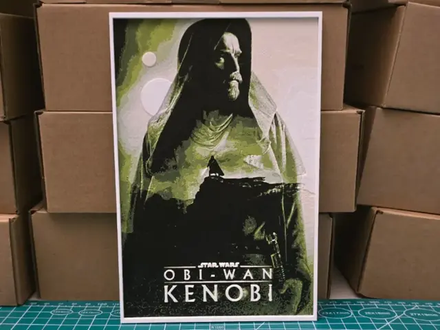 HueForge model: Star Wars Obi-Wan Kenobi Poster - Hueforge Art by Lumpy3D