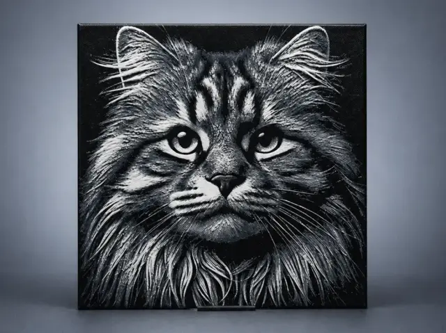 HueForge model: Siberian cat by Aleksandr