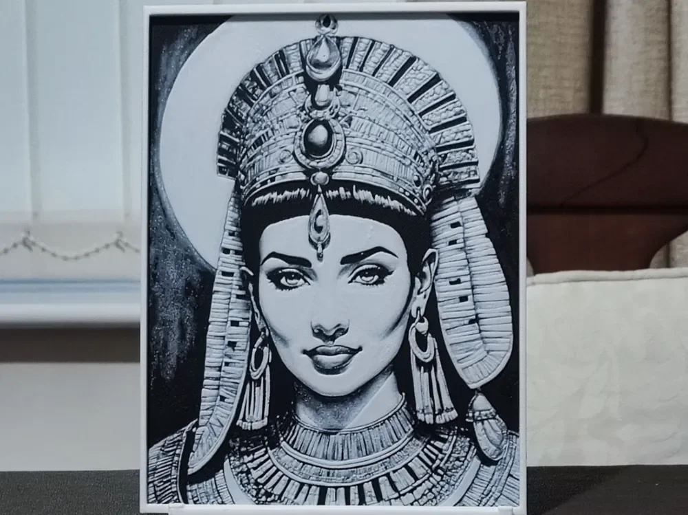 Cleopatra - HueForge 2 Color by BoDad HueForge model: Cleopatra - HueForge 2 Color by BoDad