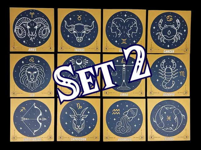 HueForge model: Zodiac Signs (Set 2: Libra -> Virgo) by BusyKikiBee
