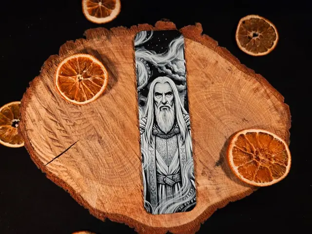 Saruman Lord of the Rings bookmark