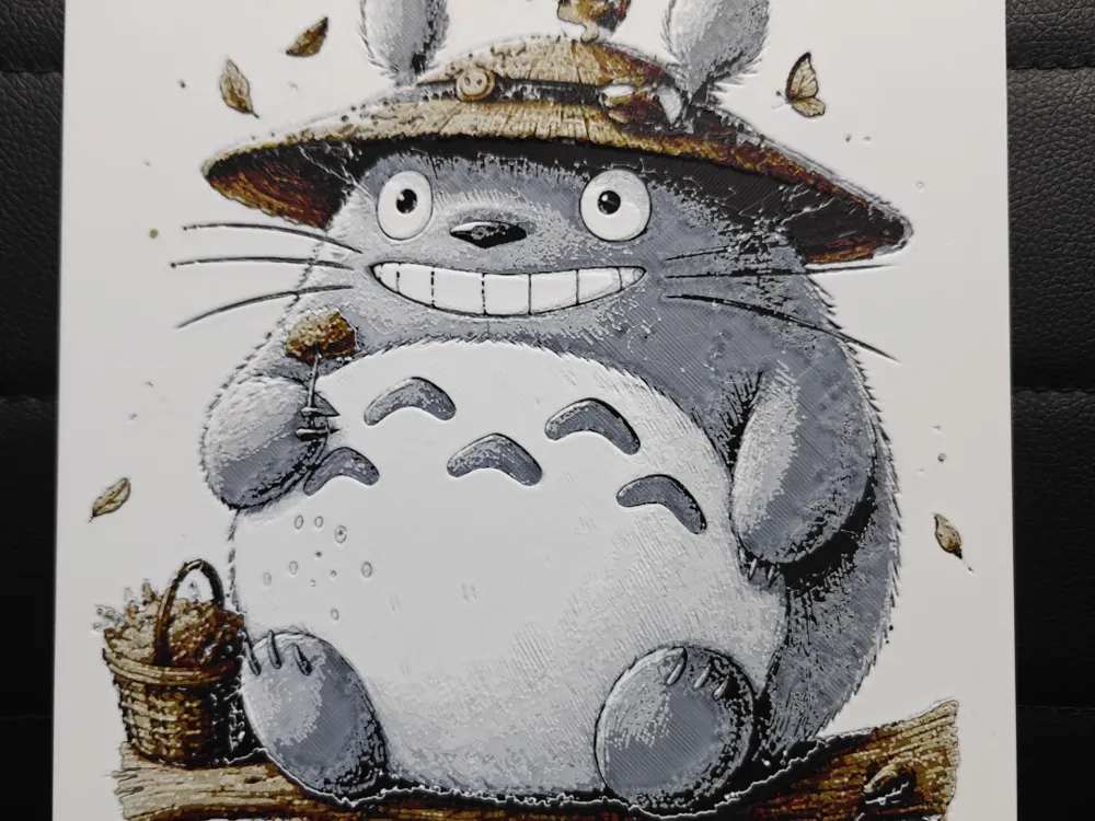Totoro Studio Ghibli by TheHueforgeLady HueForge model: Totoro Studio Ghibli by TheHueforgeLady
