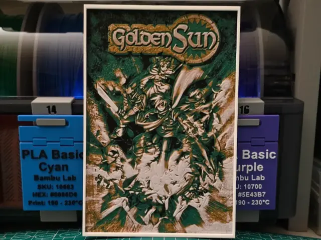Golden Sun Poster – Hueforge Art