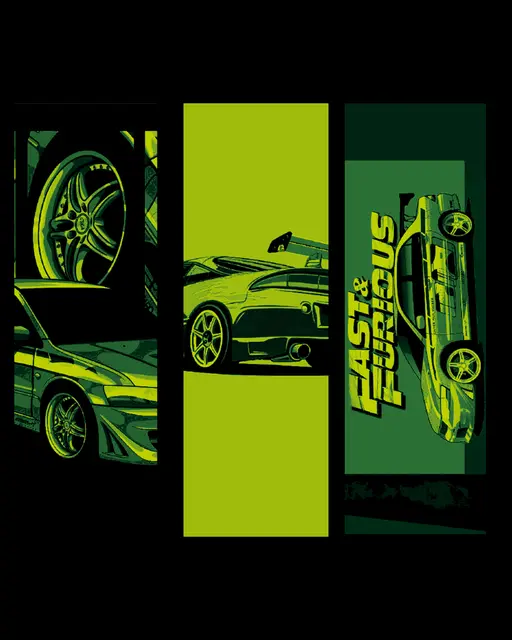 HueForge model: Bookmark Designs of a Mitsubishi Lancer Evolution VII from 2 Fast 2 Furious by BooneCo3d