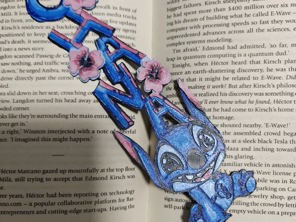Stitch OHANA Bookmark 1 AMS ONLY