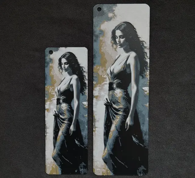 HueForge model: Girl Bookmarks by fD.667