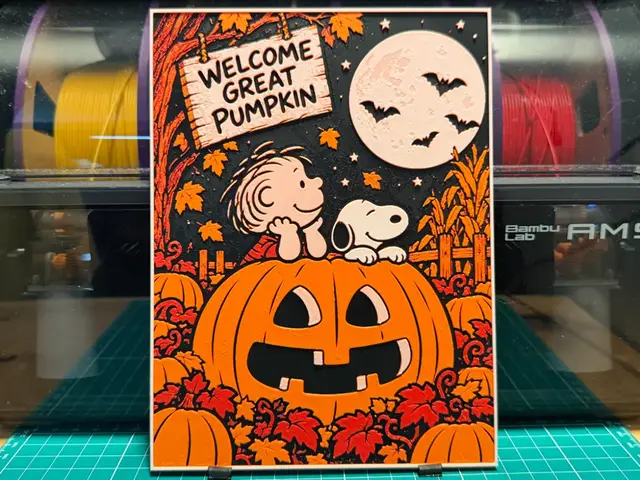 Welcome Great Pumpkin Poster