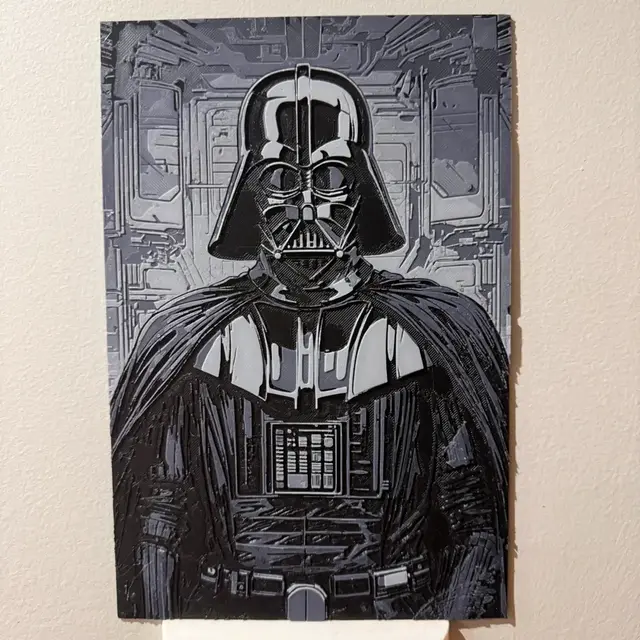 HueForge model: Darth Vader - Hueforge Print by cyanidesugar