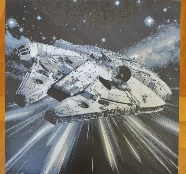 HueForge model: Millennium Falcon - Hueforge by BeaN