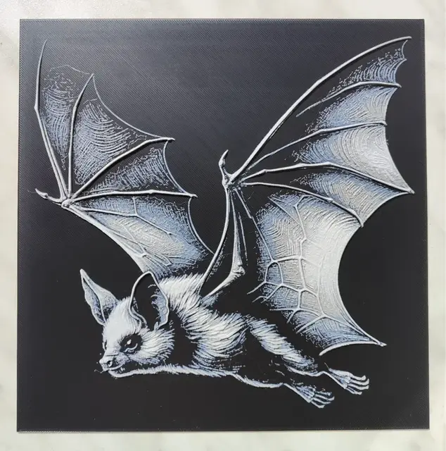 HueForge model: Bat - Hueforge by BeaN