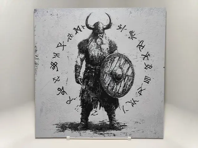 HueForge model: Viking Warrior - Hueforge by BeaN
