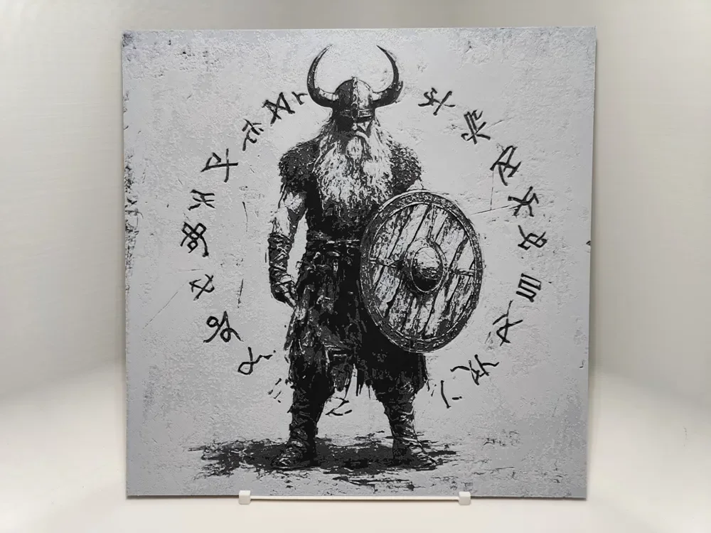 Viking Warrior - Hueforge by BeaN HueForge model: Viking Warrior - Hueforge by BeaN