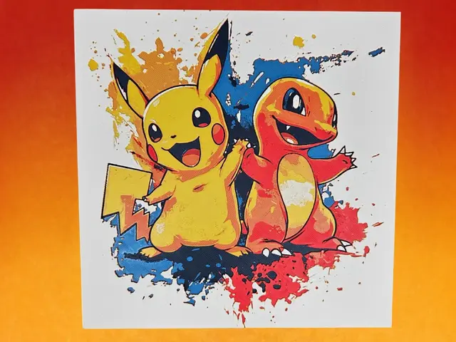 HueForge model: Pikachu and Charmander - Pokemon hueforge by BusyKikiBee