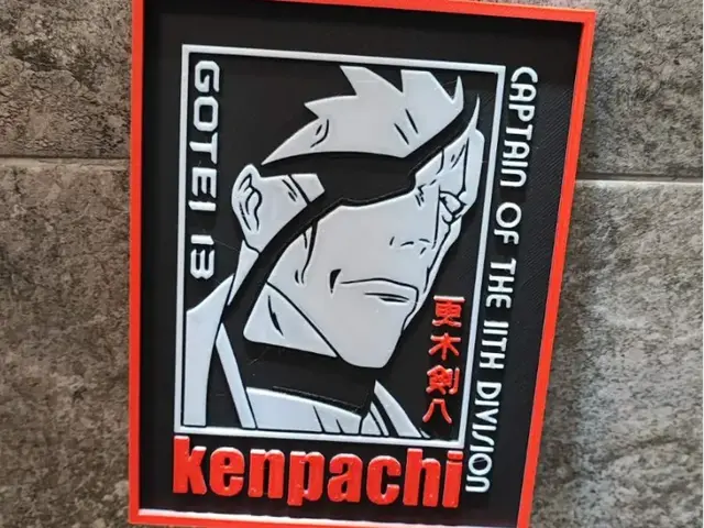 HueForge model: Kenpachi by Garuda3D