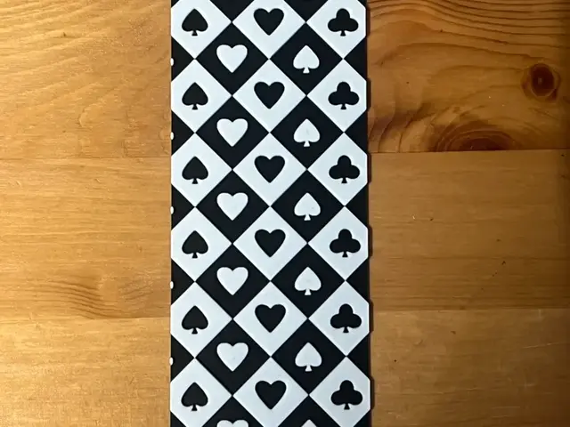 heart and spade bookmark