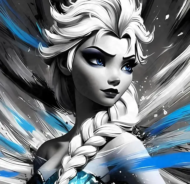 HueForge model: Elsa Hueforge by LoFi Layers