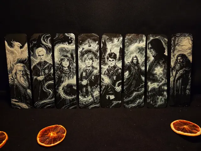Harry Potter inspired bookmark set