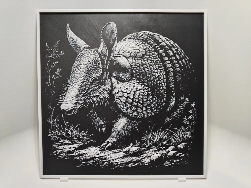 Armadillo - Hueforge by BeaN HueForge model: Armadillo - Hueforge by BeaN