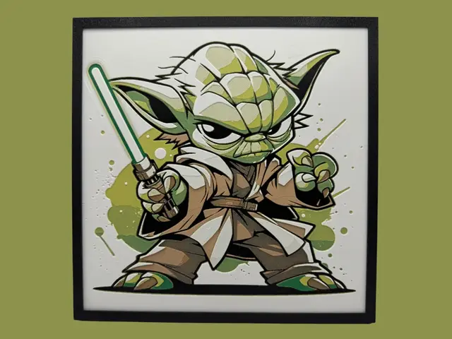 HueForge model: Master Yoda - Chibi Edition by Canadian Gamer