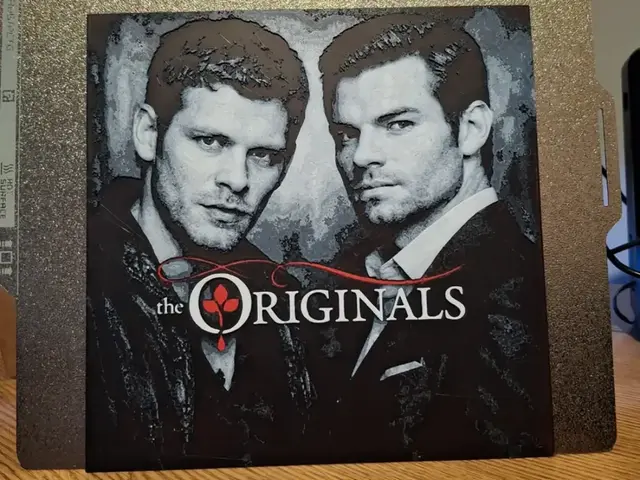 HueForge model: Klaus and Elijah Mikaelson - The Originals Hueforge by 3dGlow