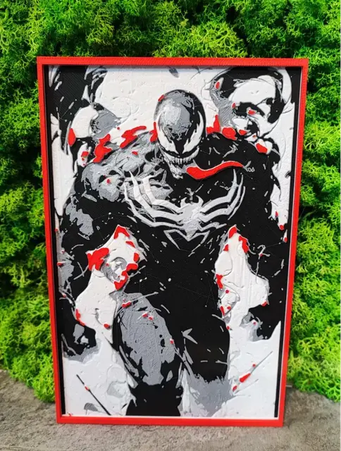 HueForge model: Venom by Garuda3D