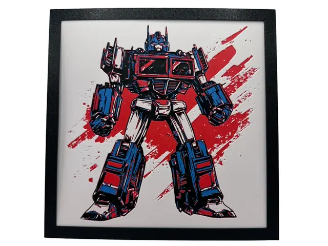 HueForge model: Optimus Prime Hueforge by Canadian Gamer