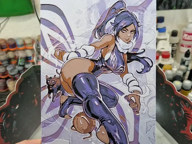 HueForge model: Bleach Hueforge - Yoruichi Shihouin by Dakiren