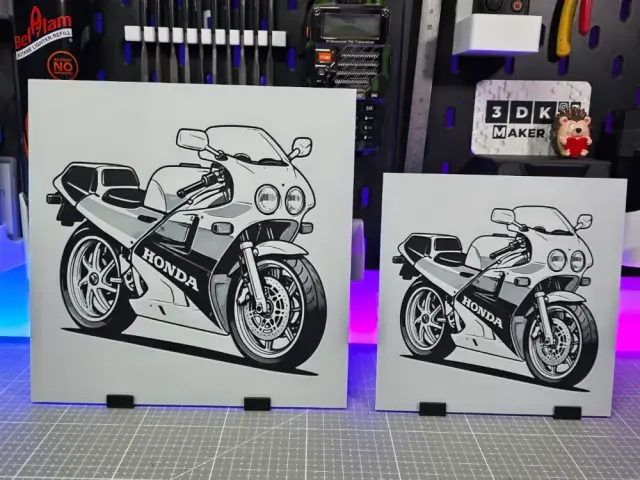 Honda RC30 – Hueforge – 3 Colors