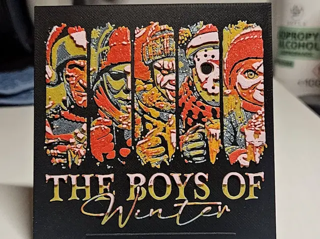 HueForge model: Christmas The Boys of Winter Horror by Mano's 3d_Art