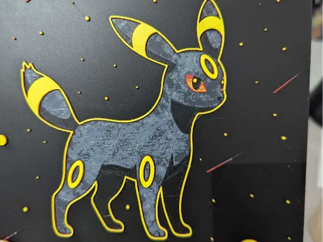 HueForge model: hueforge noctali v1 Umbreon by ZombiePaint3D